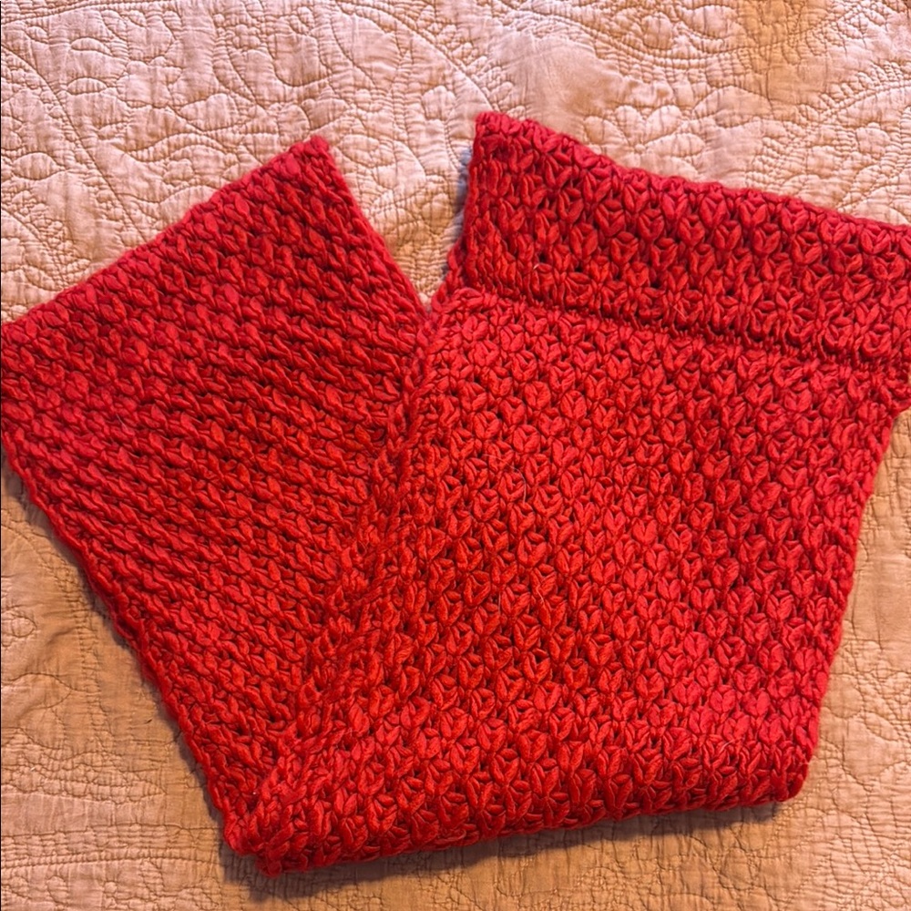Old Navy Vibrant Red Knit Accessory